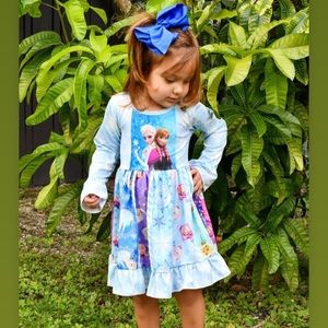 Disney Frozen Dress Long Sleeves
